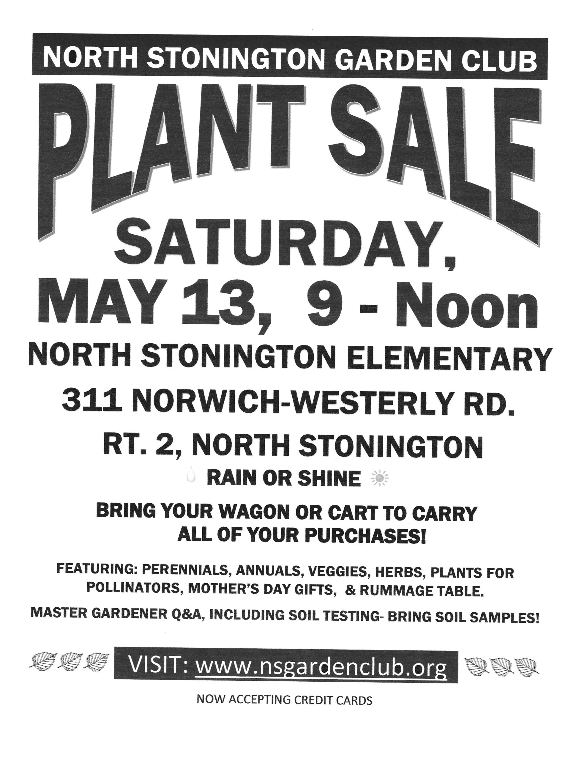 Plant Sale North Stonington Garden Club